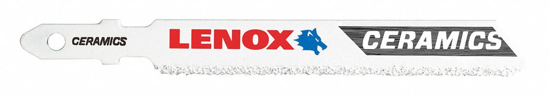 Jigsaw Blade: 3 1/2 in Blade Lg, Carbide Grit, Carbide, T Shank, Acrylic/Tile, 5 Pieces, 5 PK