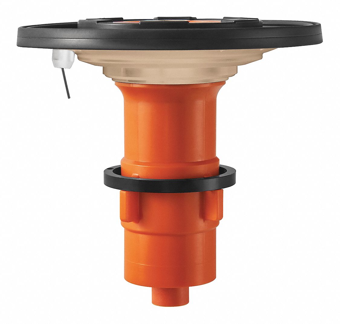 Diaphragm Assembly: Urinals, Plastic/Rubber, 0.5 gpf Gallons per Flush