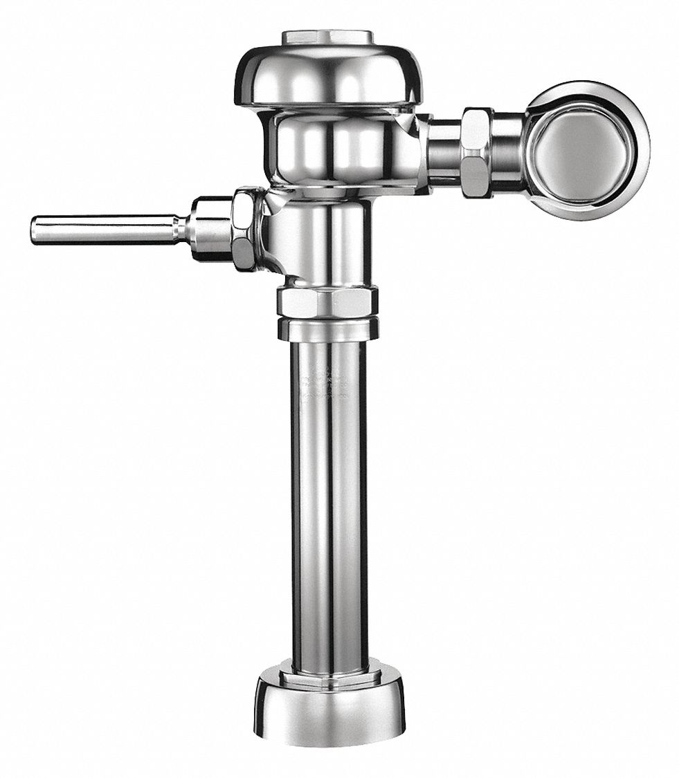 MANUAL FLUSH VALVE: SLOAN 111, 1.28 GPF, 11½ IN ROUGH-IN, 1 IN IPS INLET SIZE
