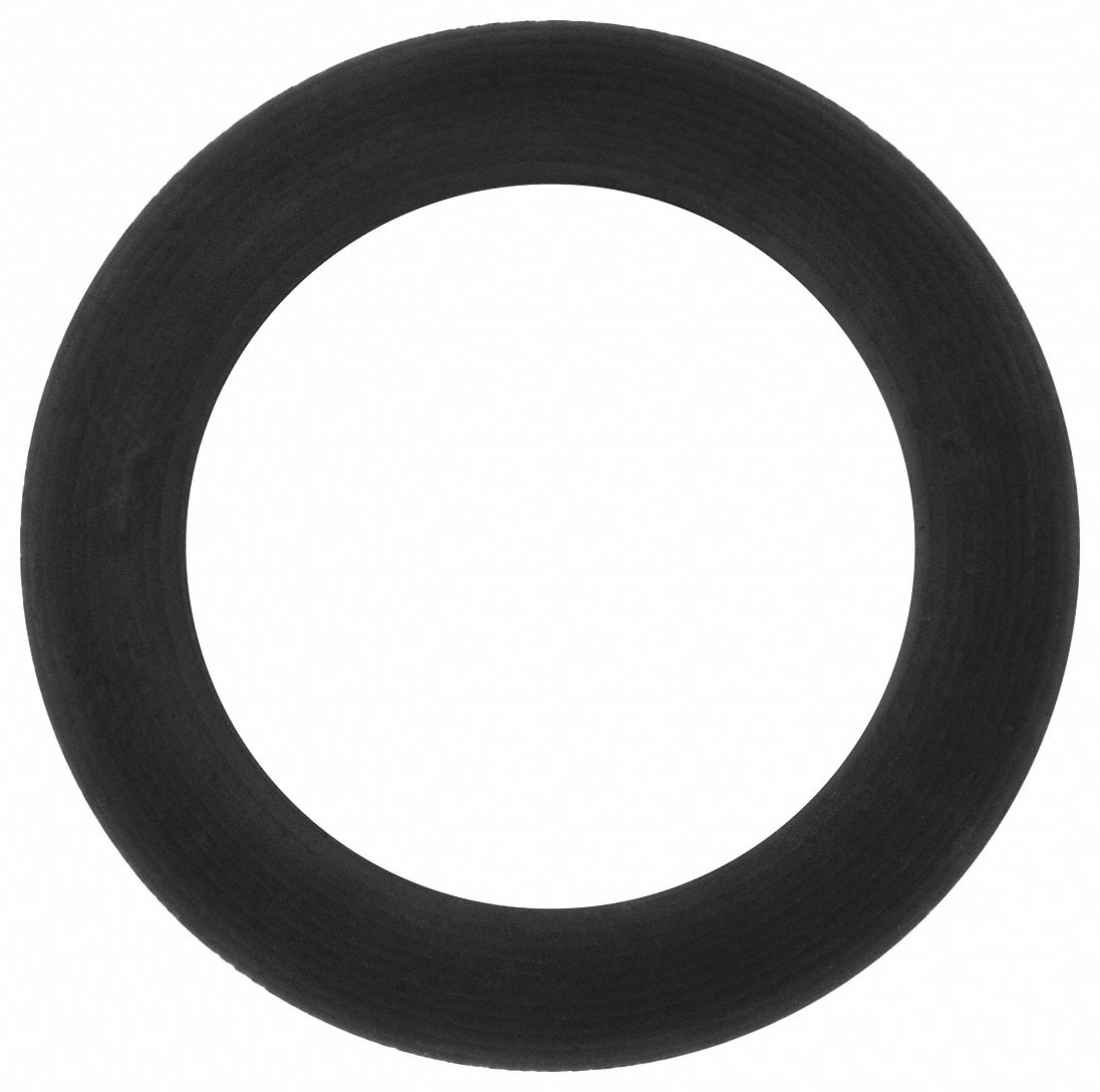 CAM AND GROOVE GASKET, 3 IN INSIDE DIA, 3.72 IN OUTSIDE DIA, 0.31 IN THICK