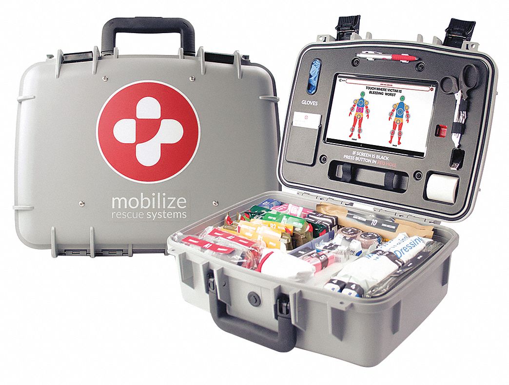 Komo-Tec 3-in-1 automotive first aid kit