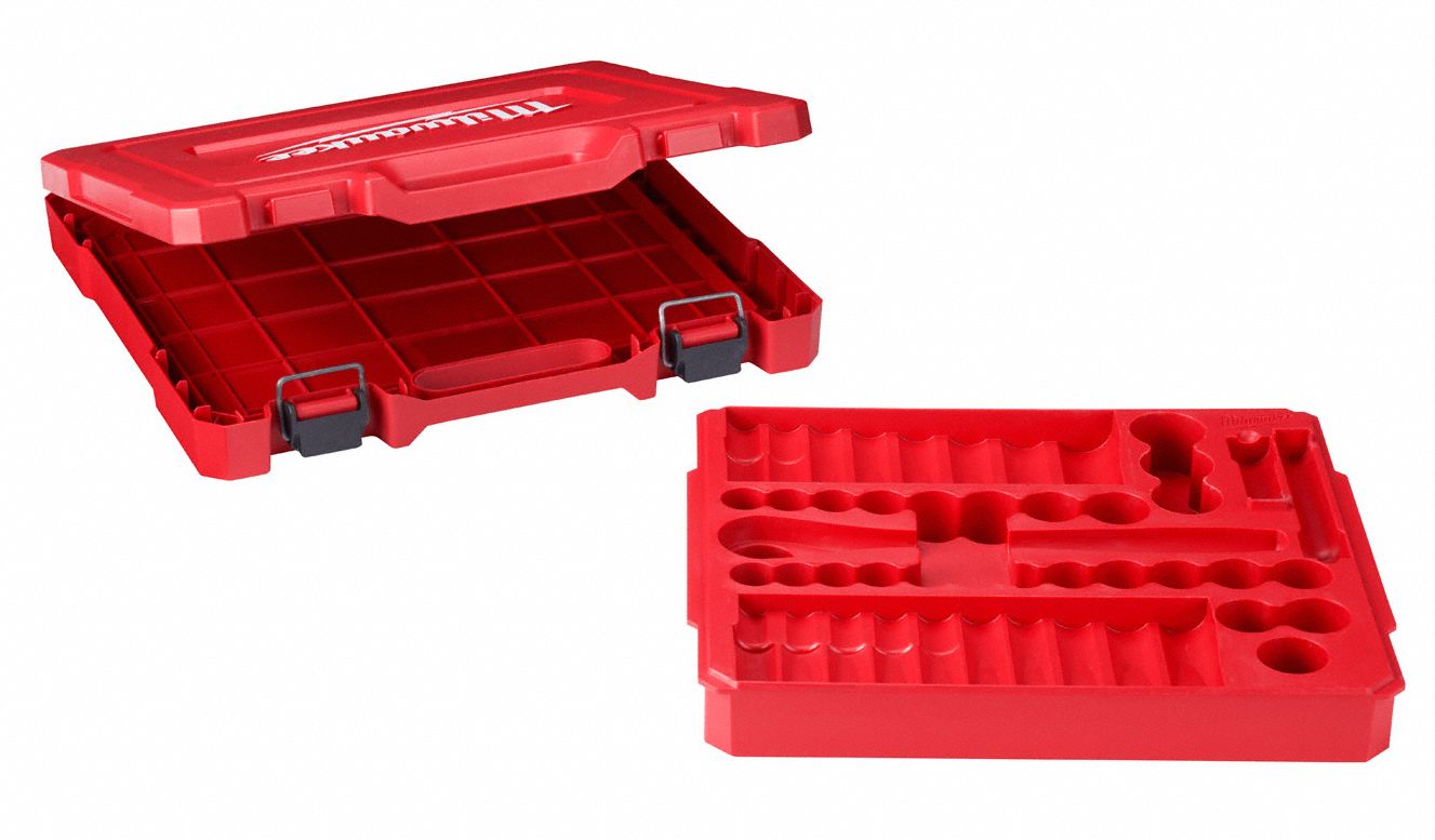 MILWAUKEE Socket Wrench Set, Socket Size Range 1/2 in to 1 1/8 in, 10