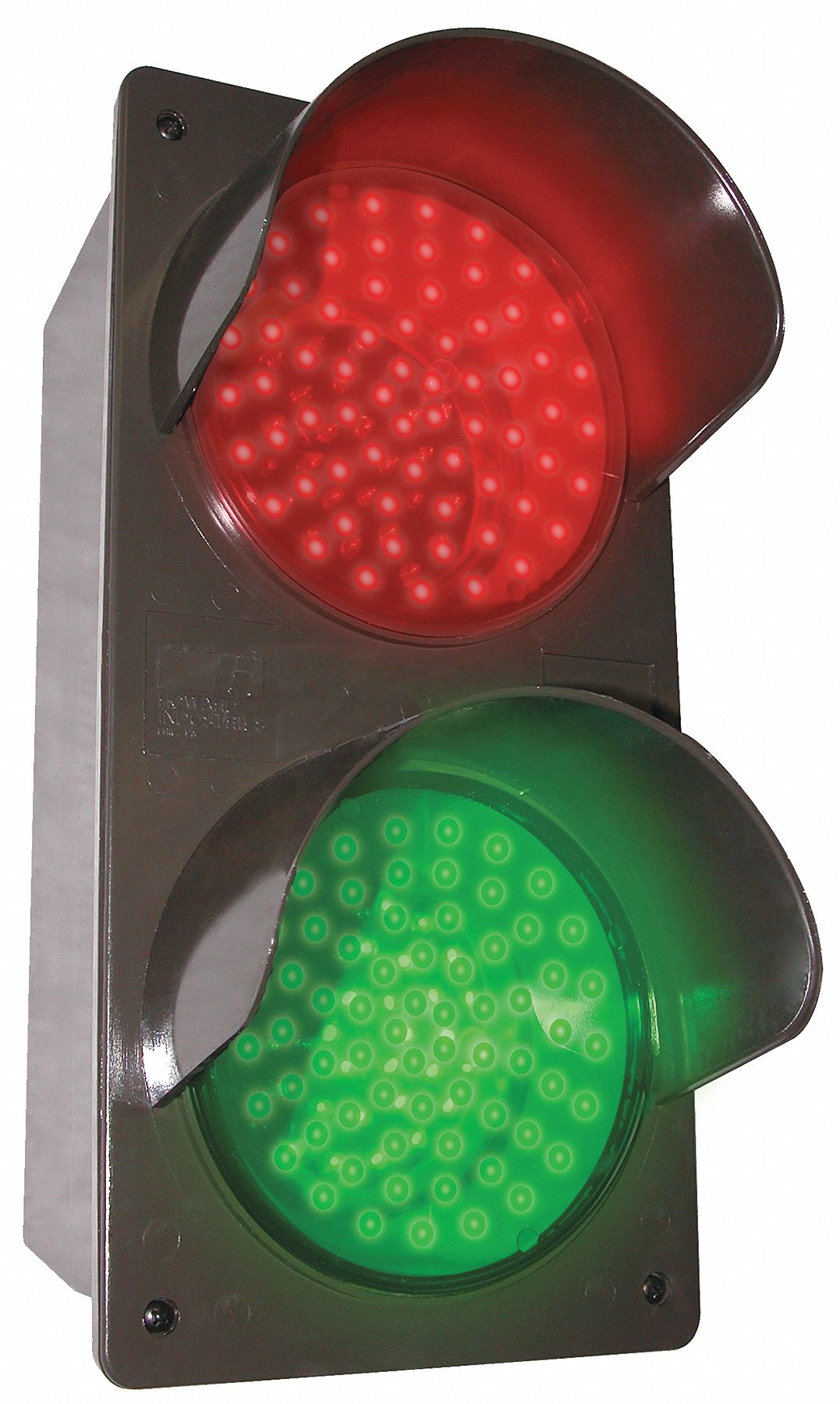 TAPCO Vertical Traffic Signal Light, Green/Red LED Color, Power ...