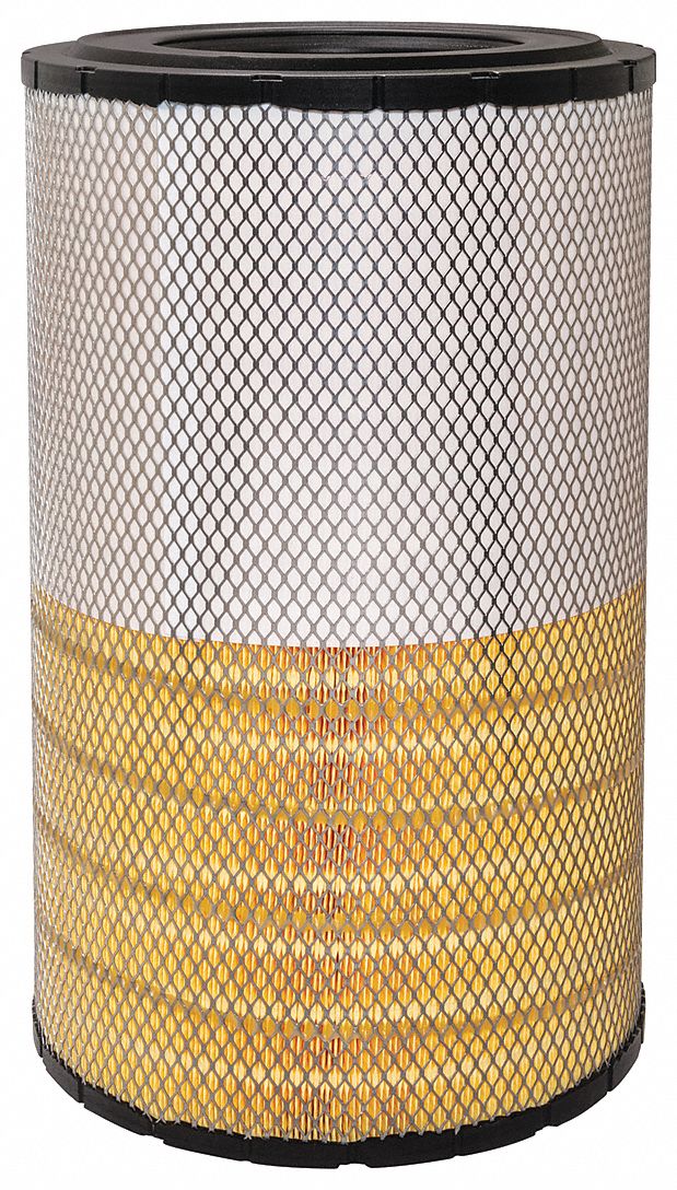 Automotive Air Filter: Round-Oval, Engine, Round, Radial Seal, 20 9/16 in Overall Ht