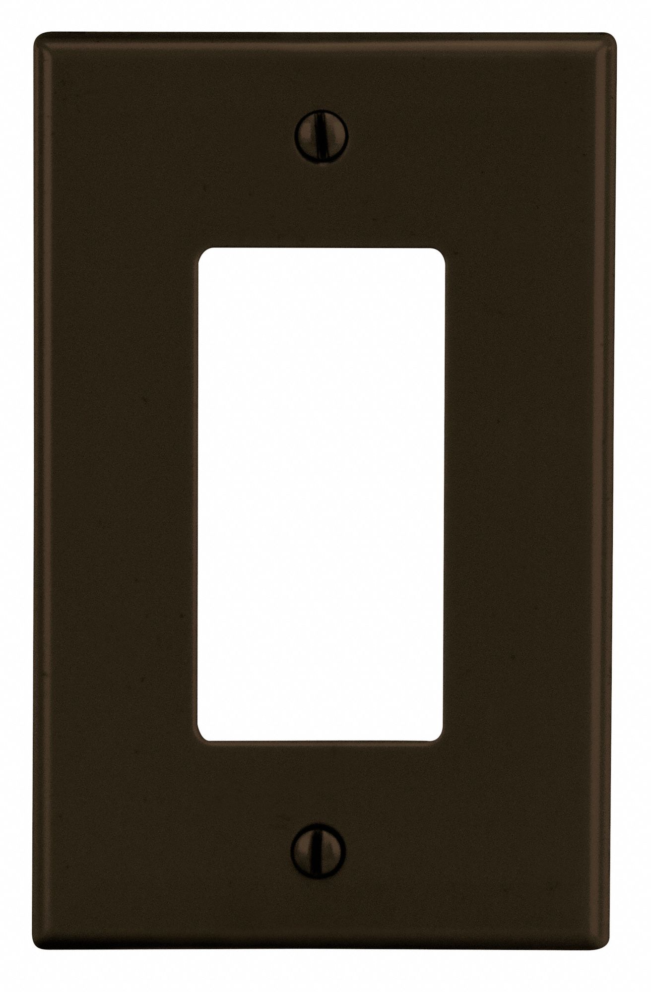 ROCKER WALL PLATE,BROWN,POLY