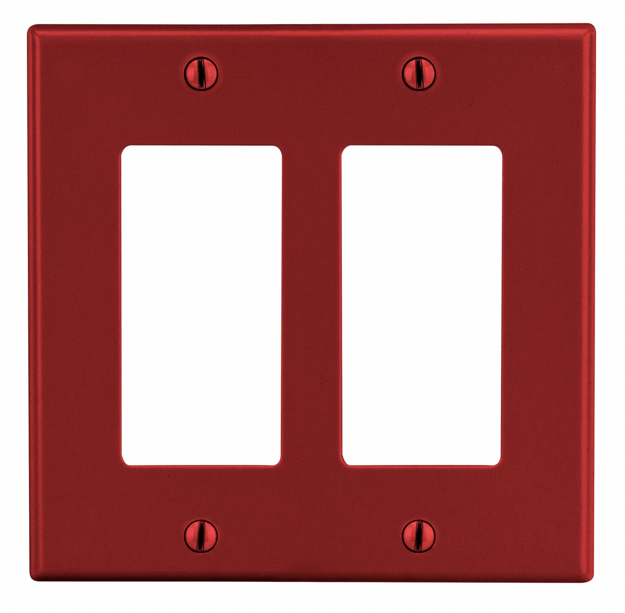 ROCKER WALL PLATE,RED,POLY