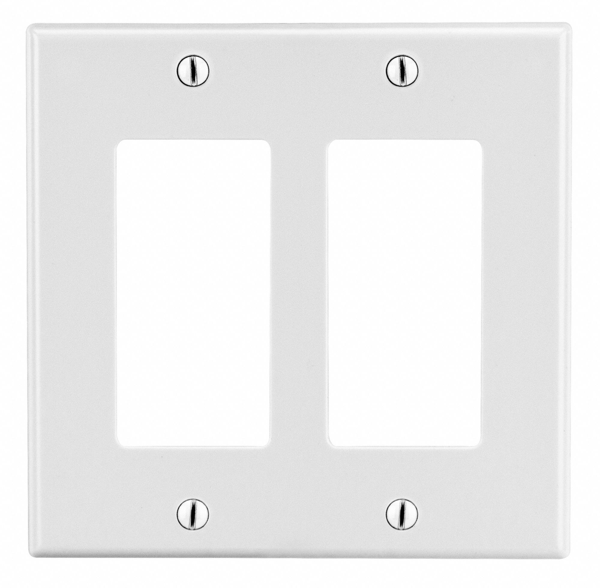 ROCKER WALL PLATE,WHITE,POLY
