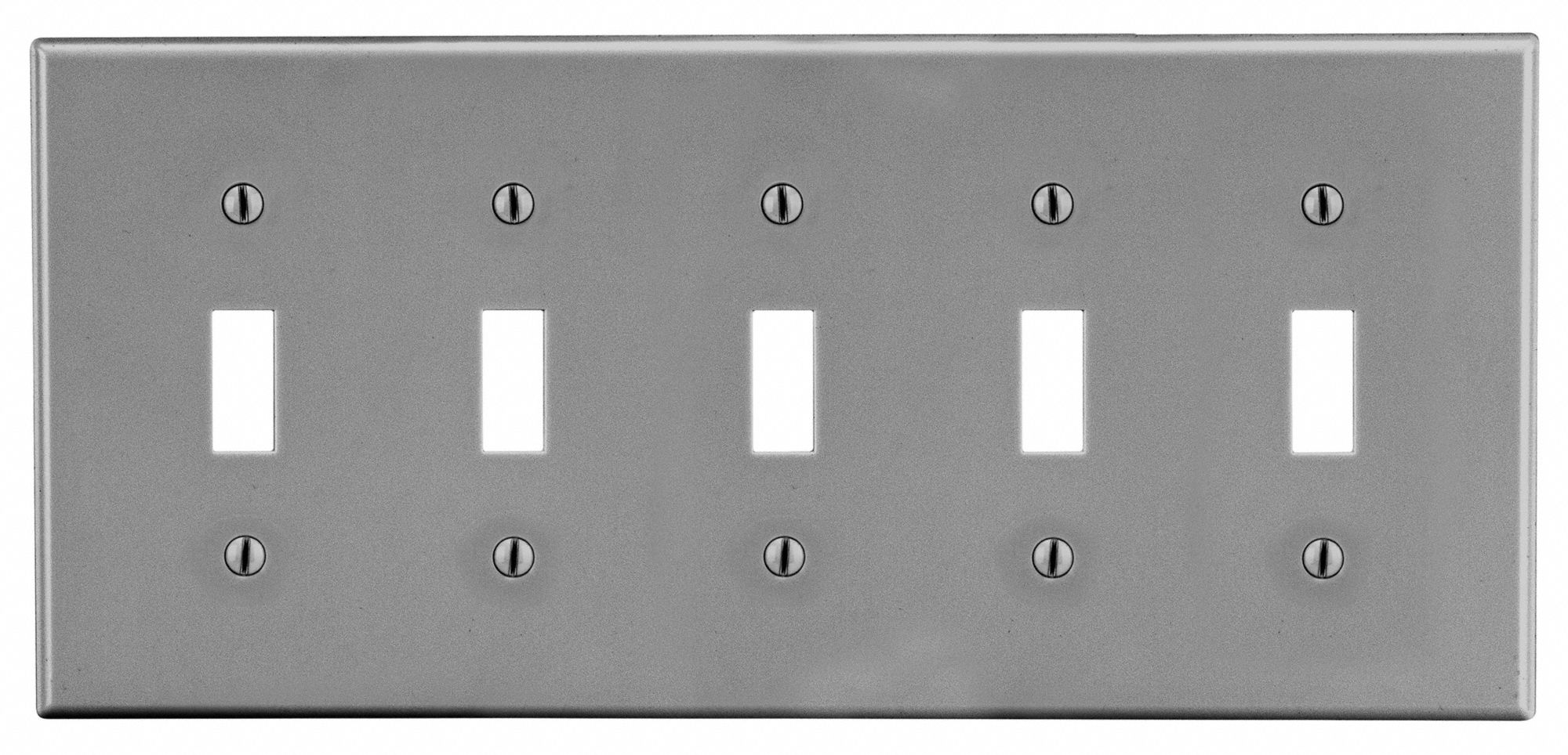 Toggle, Plastic, Toggle Switch Wall Plate 55KT24P5GY Grainger