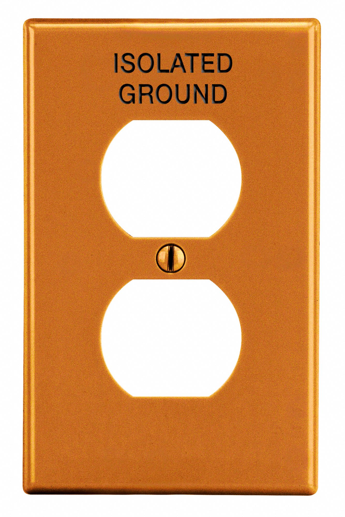 PLAQUE MURALE P/PRISE DOUBLE, ORG, POLY