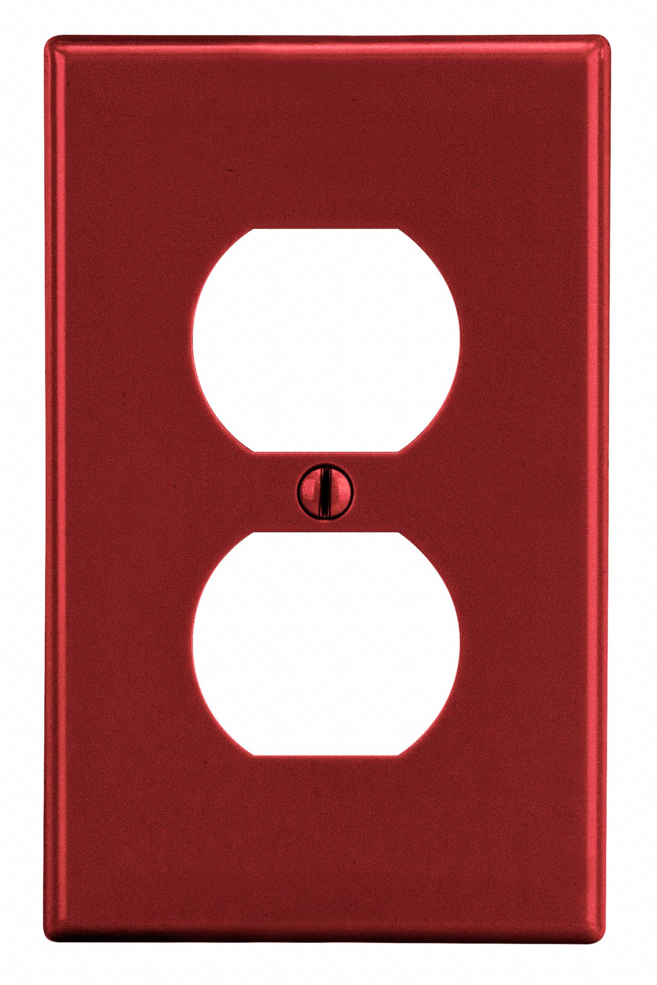 Duplex Outlet, Plastic, Duplex Receptacle Wall Plate 55KT45P8R Grainger