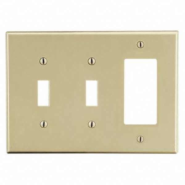 ROCKER WALL PLATE,IVORY,POLY