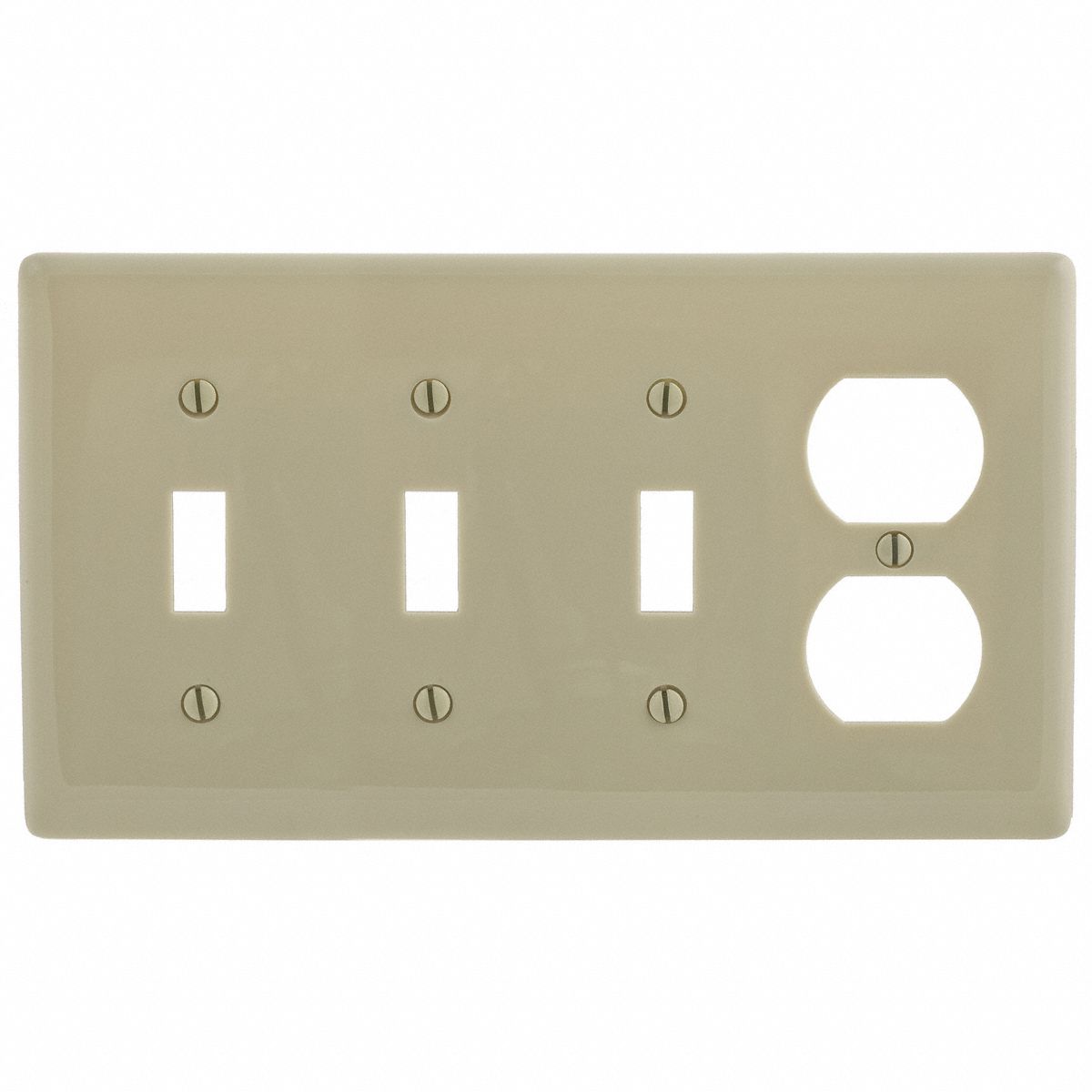 TOGGLE SWITCH WALL PLATE,IVORY