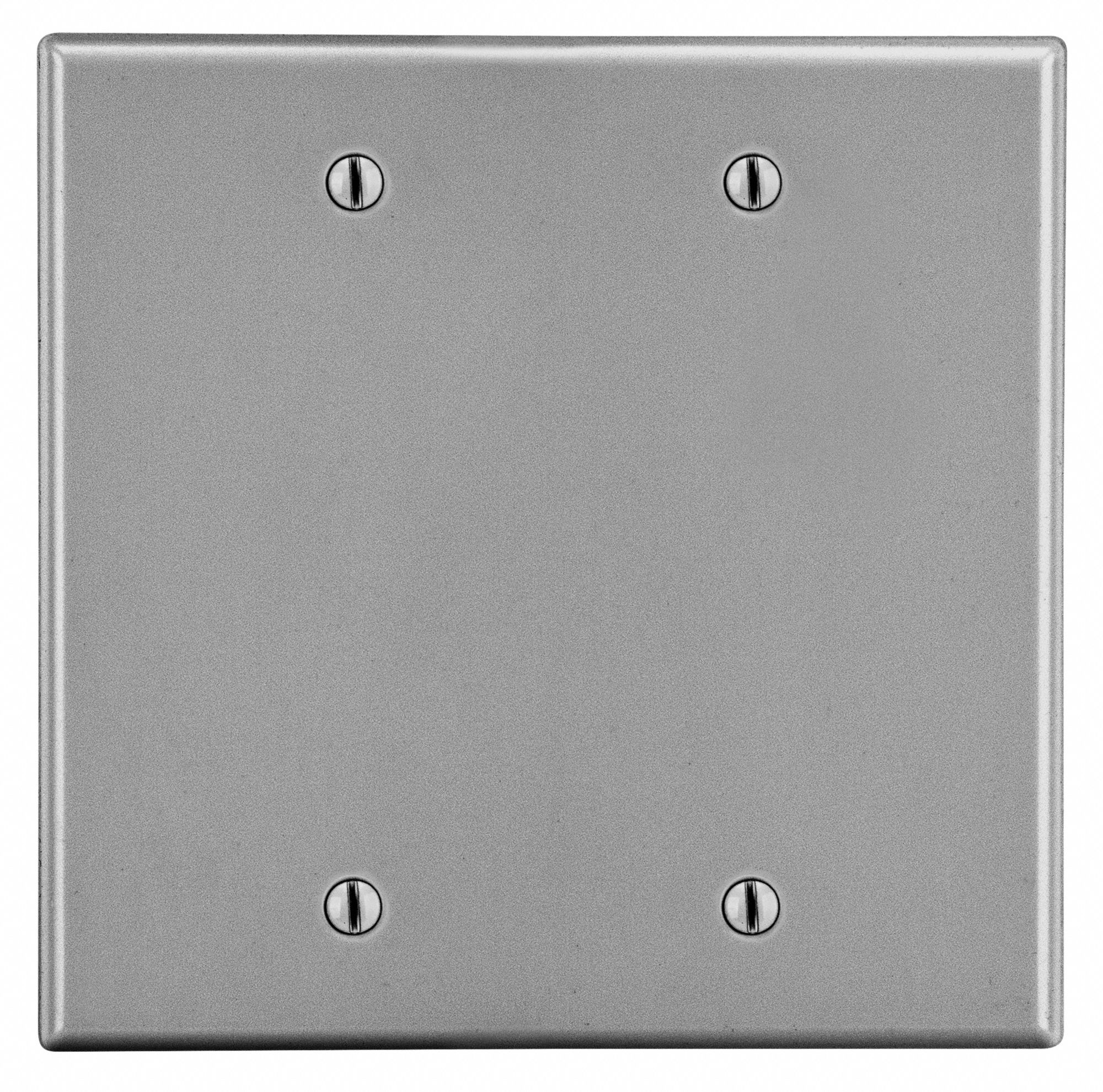 BLANK BOX MOUNT WALL PLATE,GRAPHITE,POLY