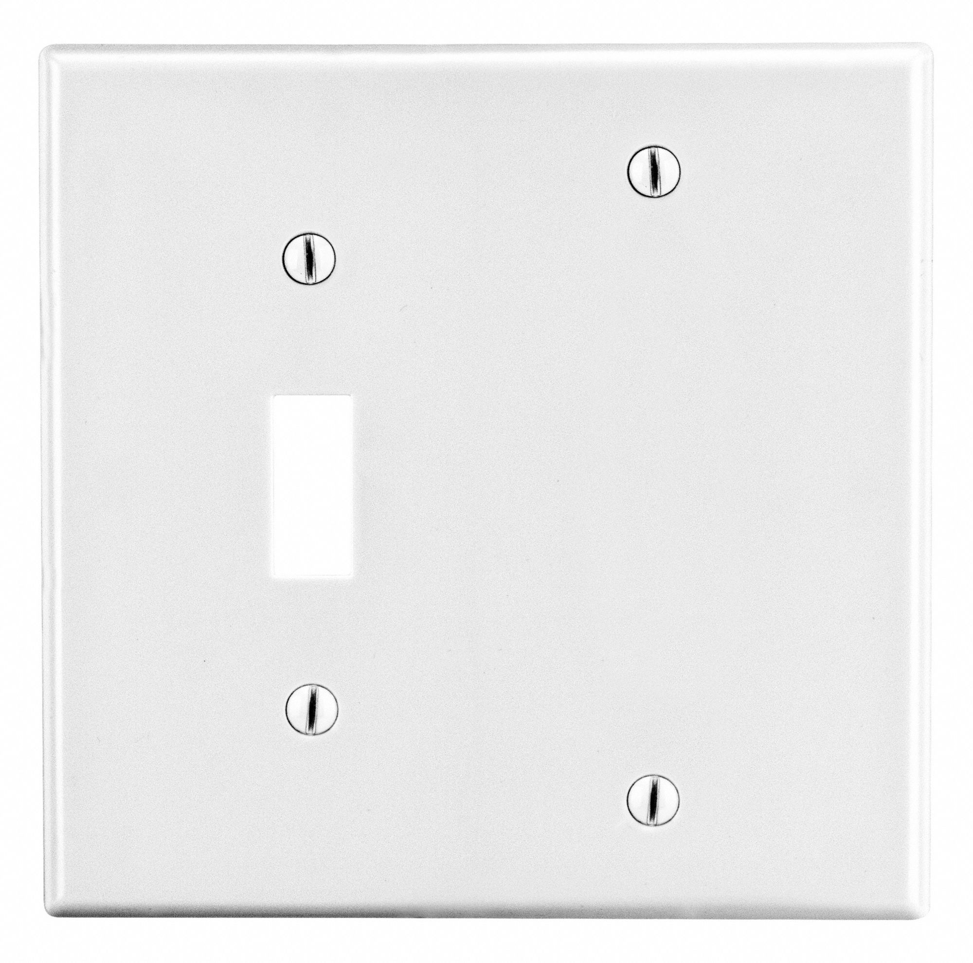 Toggle Plastic Toggle Switchblank Wall Plate 55kt94p113w Grainger