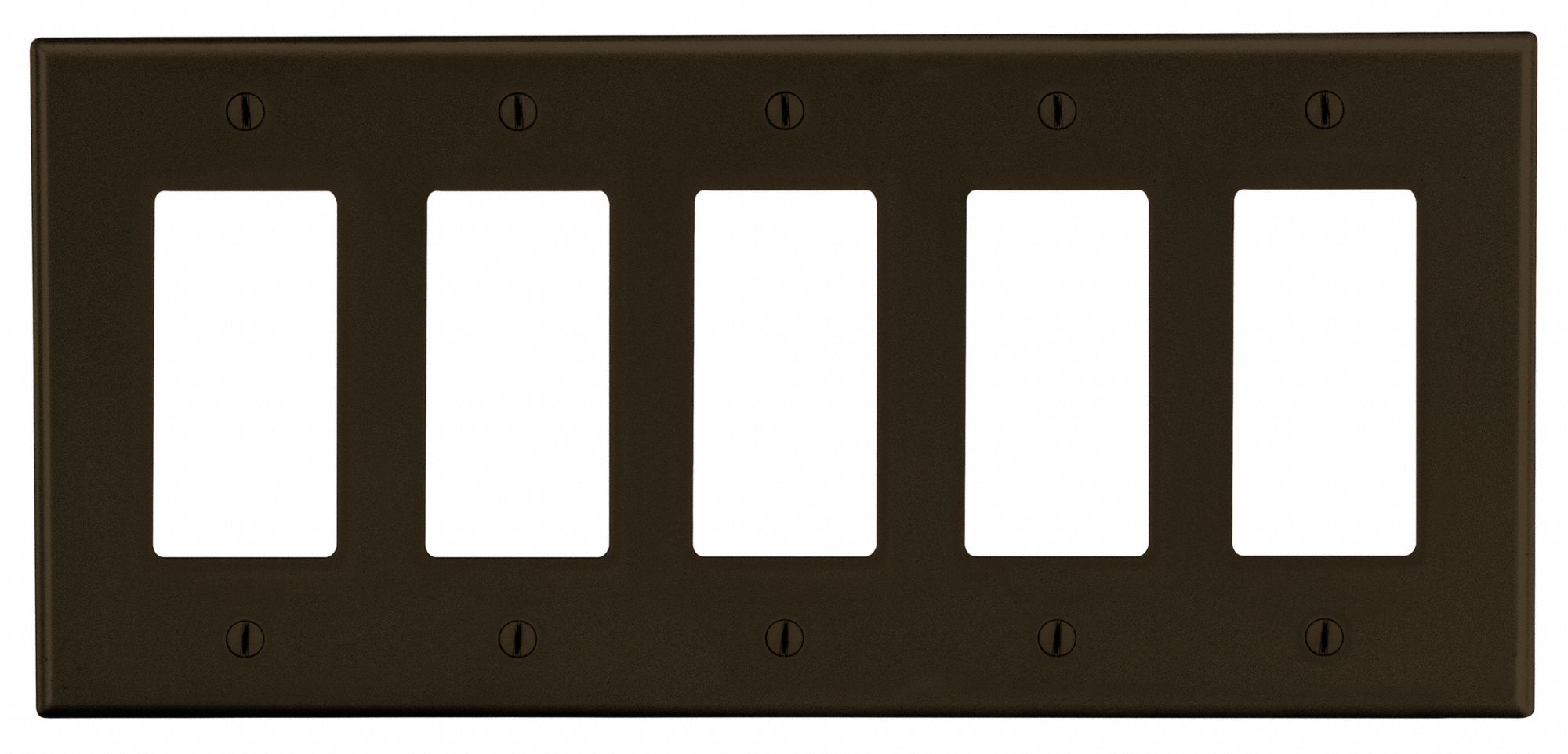 ROCKER WALL PLATE,BROWN,POLY