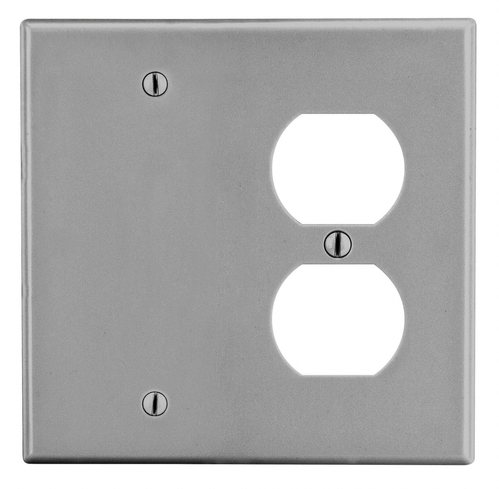 BLANK WALL PLATE,GRAPHITE,POLY