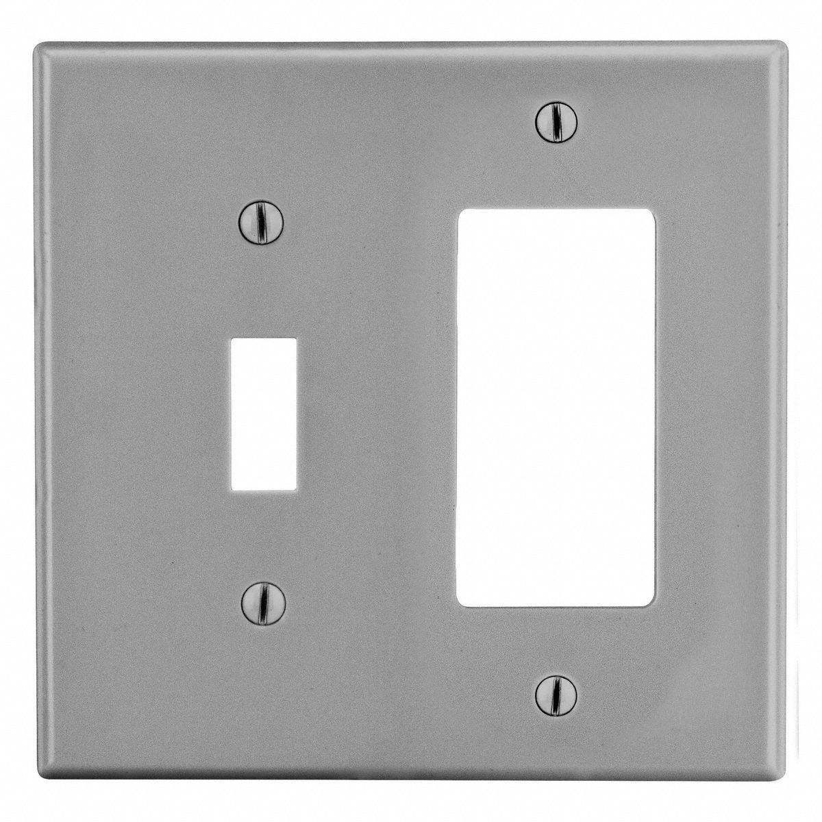 ROCKER WALL PLATE,GRAPHITE,POLY