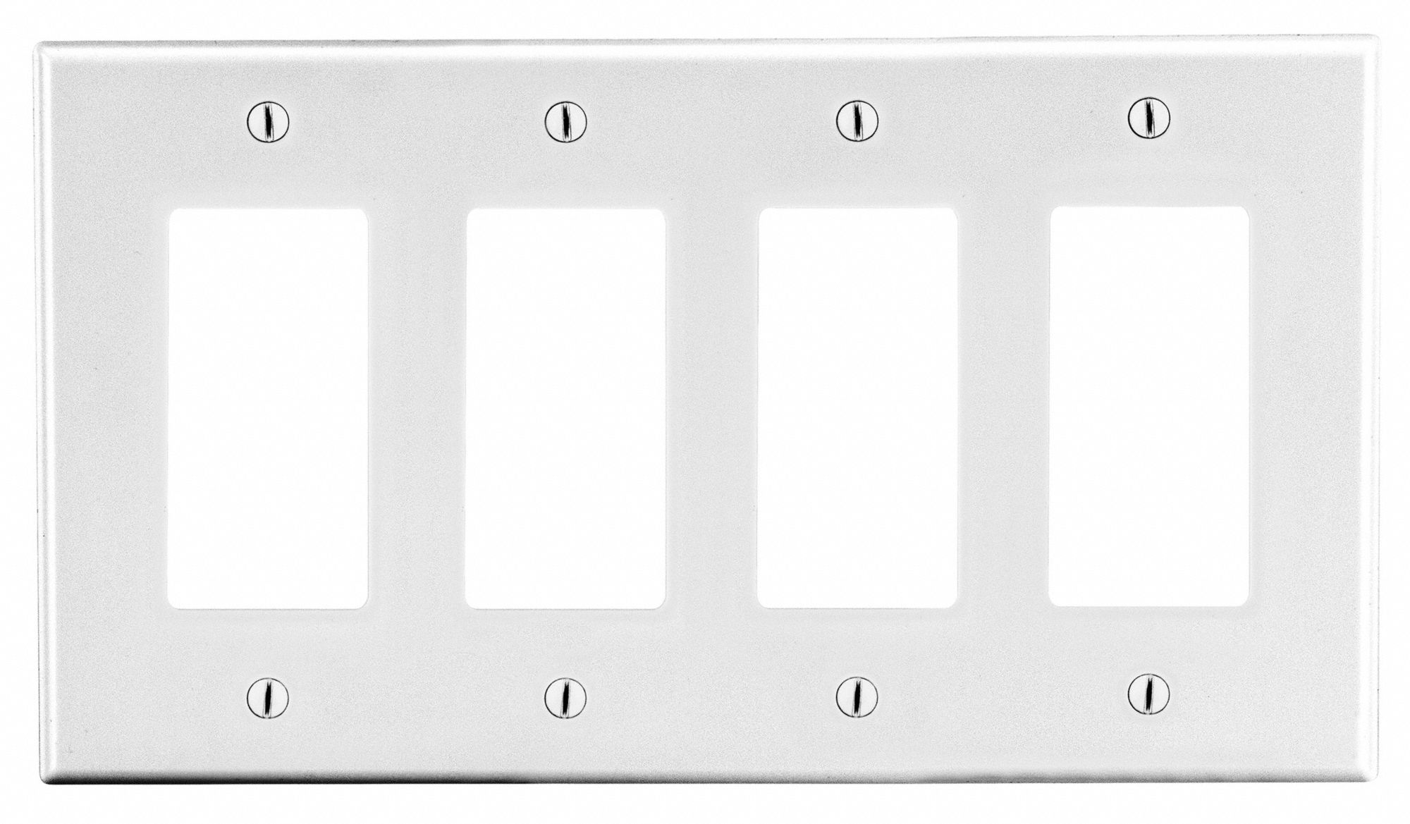 ROCKER WALL PLATE,WHITE,POLY