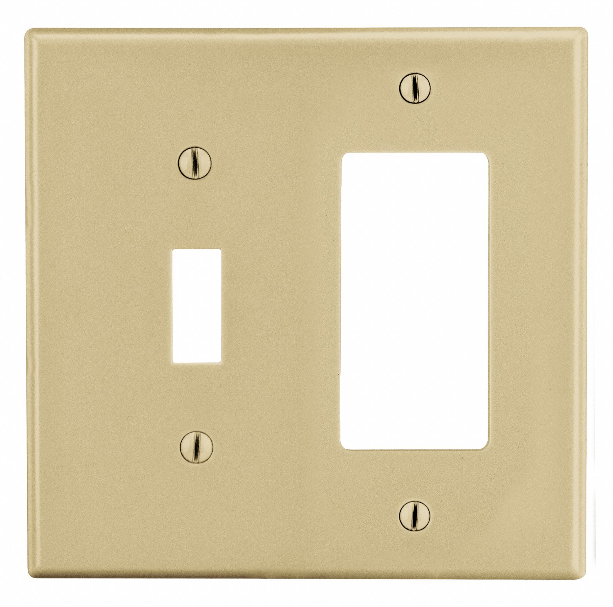 ROCKER WALL PLATE,IVORY,POLY