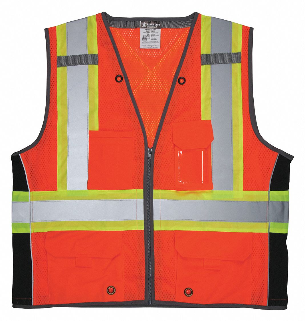 High Visibility Vest, 2XL Size, Unisex