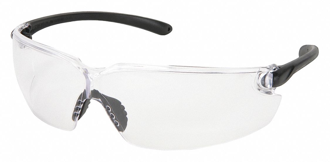 MCR SAFETY Safety Glass AntiFog /AntiScratch, No Foam Lining