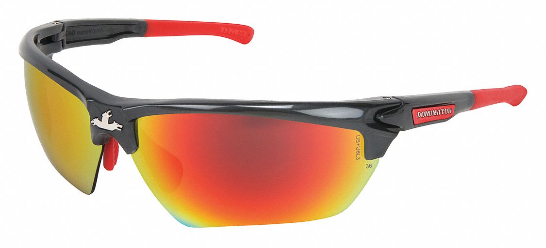 SafetyGlasses, Rd, AntiFog, Gry