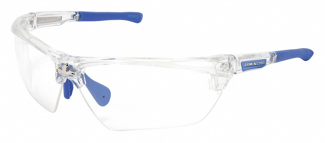 MCR SAFETY Dominator (DM3) Anti-Fog Safety Glass , Clear Lens Color