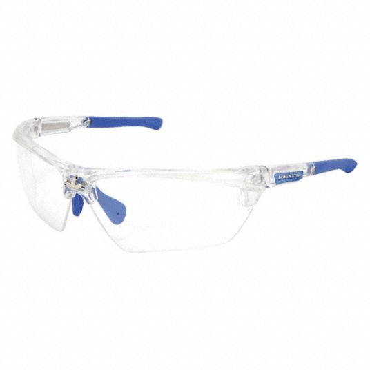 Mcr Safety Safety Glass Anti Fog Anti Scratch No Foam Lining Traditional Frame Half Frame