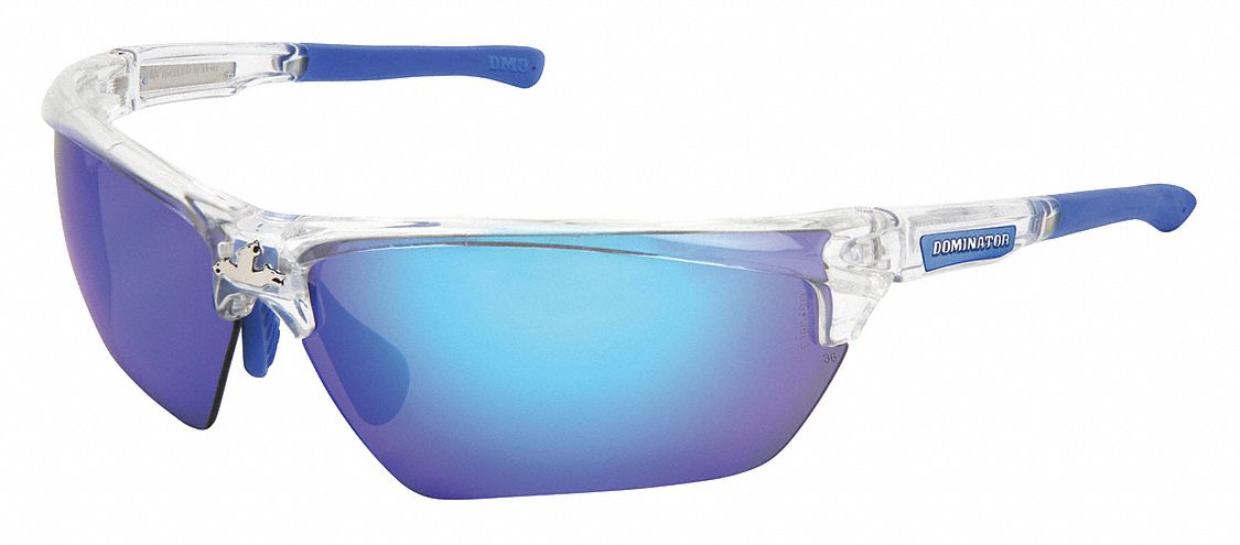 SafetyGlasses, Blu, ScratchResistant, Clear