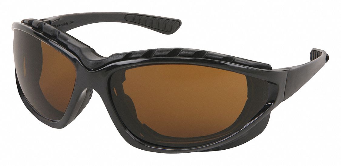 SafetyGoggles, Bwn, Wraparound