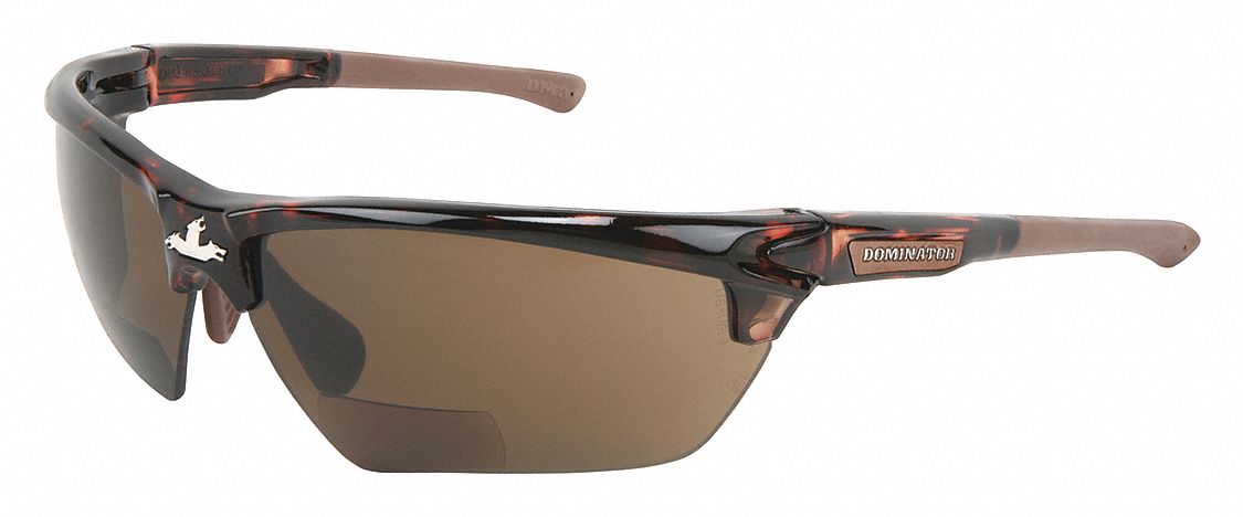 ReaderSafetyGlasses BrownLens +2.50