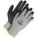 CUT-RESISTANT GLOVES, 18 GA, SZ XL/10, 10 3/4 IN L, BLACK/GREY, HPPE/NITRILE/FOAM, PR