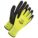 HI-VIS CUT-RESISTANT GLOVES, 13-GAUGE, SZ XL/10 1/2 IN, YELLOW/BLACK, HPPE/POLYURETHANE/KNIT, PAIR