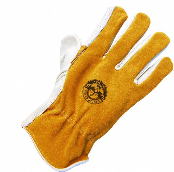 BDG Leather Gloves XL ( 10 ), Double Palm, Cowhide, Premium, Glove