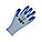COATED GLOVES, M (8), ROUGH, FOAM LATEX, DIPPED PALM, COTTON, FULL FINGER, KNIT CUFF