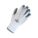 NITRILE COATED GLOVES W/HEMMED CUFF, M, GREY/WHITE, SMOOTH FINISH TEXTURE
