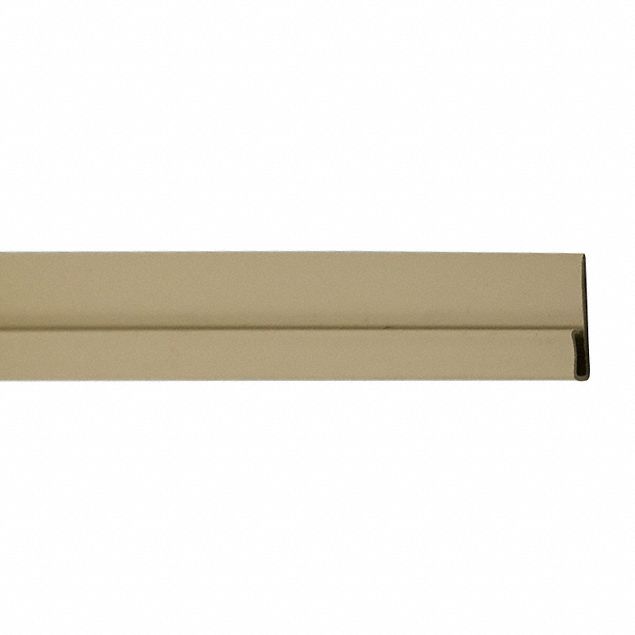 Edge Cover: PETG, Edge, 10 ft Panel Size, Beige, 0.04 in Thick, 10 ft Overall Lg