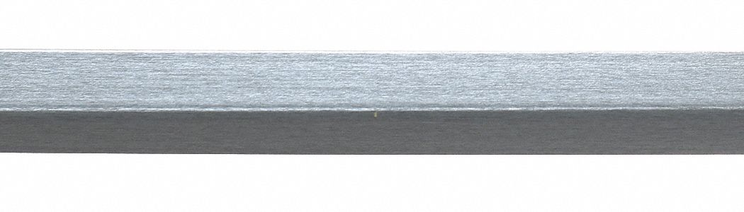 Corner Guard, Brushed Silver, PETG, 10 ft H