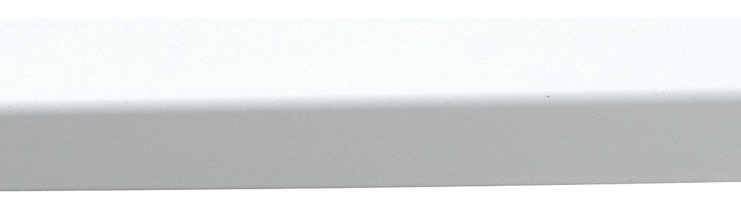 Corner Guard: Corner Guard Cover, PETG, White, 3 in Leg Wd, 10 ft Overall Ht, For 135° Angle