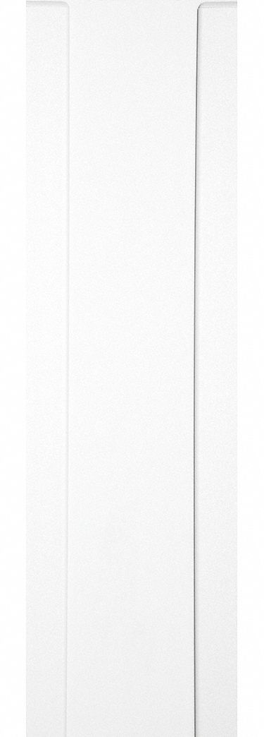 Corner Guard: Corner Guard Cover, PETG, White, 2 in Leg Wd, 10 ft Overall Ht, For 180° Angle