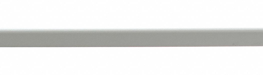 Corner Guard: PETG, Eggshell, For 90° Angle, 1.5 in Leg Wd, 8 ft Overall Ht, 0.078 in Thick