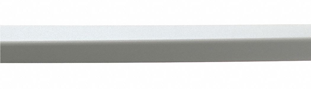 Corner Guard: Corner Guard Cover, PETG, Oyster Gray, 2 in Leg Wd, 10 ft Overall Ht