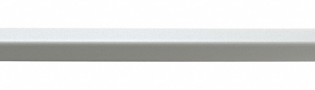 Corner Guard: PETG, Oyster Gray, For 90° Angle, 1.5 in Leg Wd, 10 ft Overall Ht, Shadowgrain