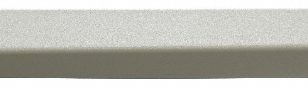 Corner Guard: Corner Guard Cover, PETG, Beige, 3 in Leg Wd, 10 ft Overall Ht, For 135° Angle