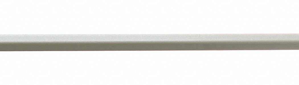 Corner Guard: PETG, Beige, For 90° Angle, 0.75 in Leg Wd, 8 ft Overall Ht, 0.078 in Thick