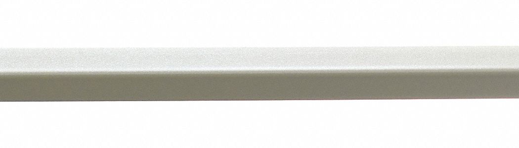 Corner Guard: PETG, Beige, For 90° Angle, 1.5 in Leg Wd, 10 ft Overall Ht, 0.078 in Thick