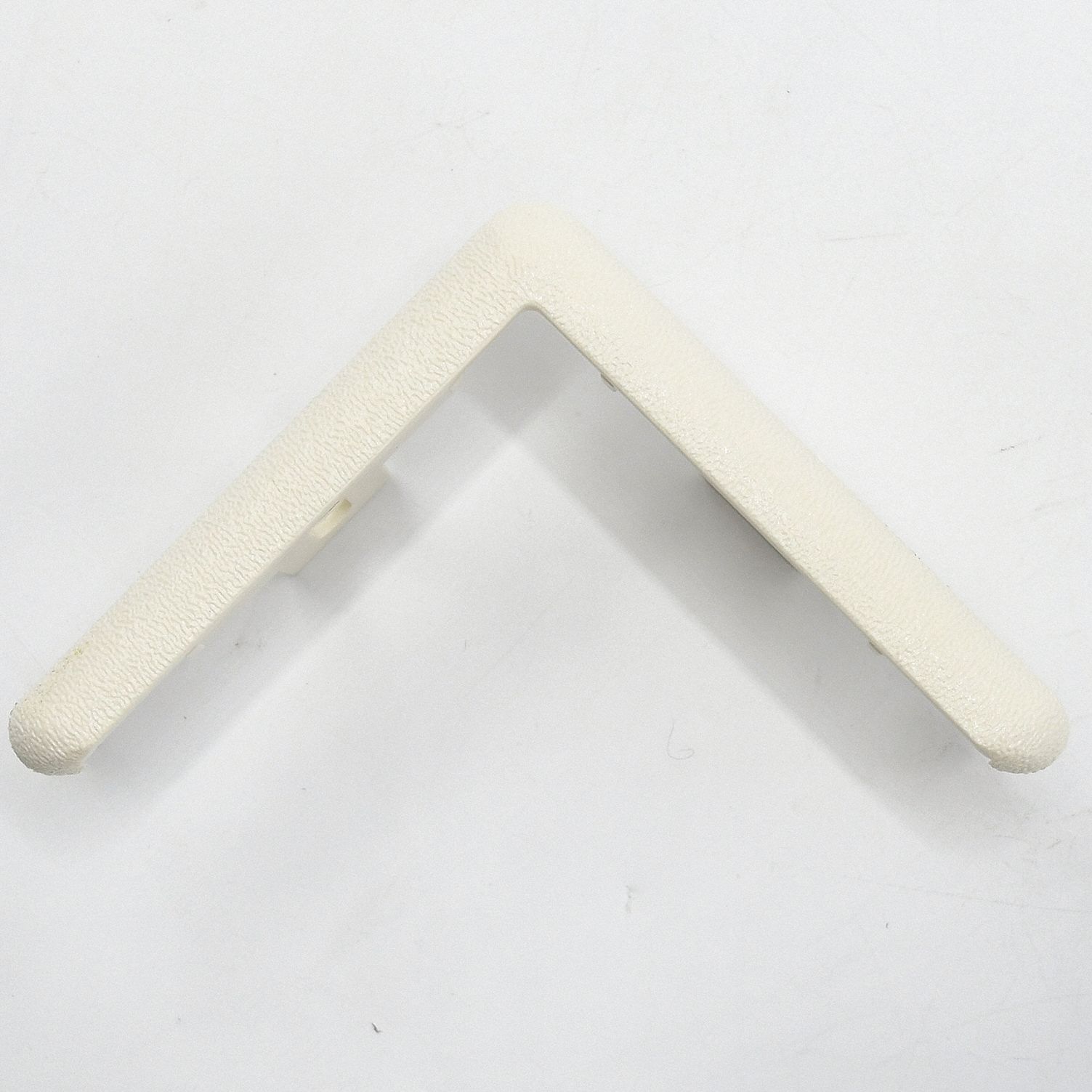 End Cap: End Cap, PETG, Parchment, 3 in Leg Wd, 1/4 in Overall Ht, For 135° Angle