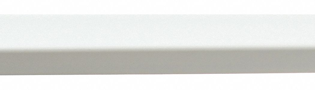 Corner Guard: PETG, Parchment, For 90° Angle, 2.5 in Leg Wd, 10 ft Overall Ht, Shadowgrain