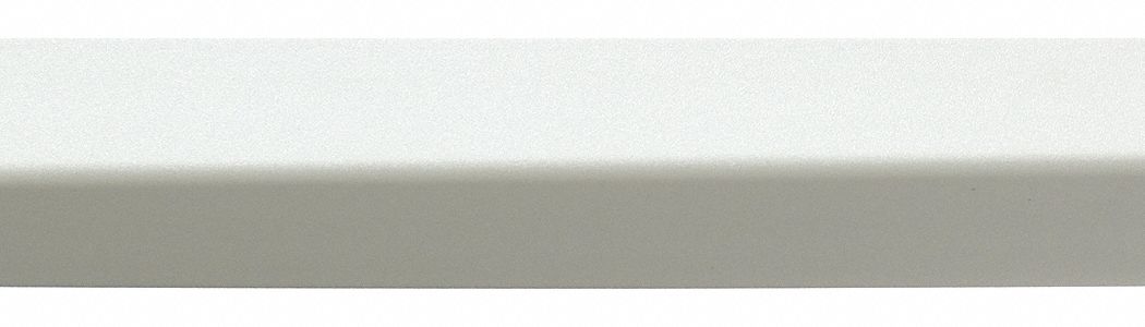 Corner Guard: Corner Guard Cover, PETG, Almond, 3 in Leg Wd, 10 ft Overall Ht