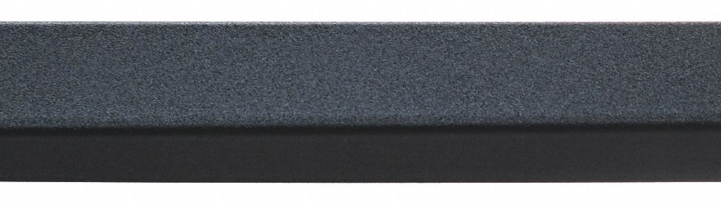 Corner Guard: Corner Guard Cover, PETG, Black, 3 in Leg Wd, 10 ft Overall Ht, For 135° Angle